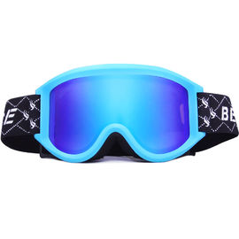 Lente desmontable polarizada color azul de la PC de la capa doble de las gafas de la snowboard proveedor