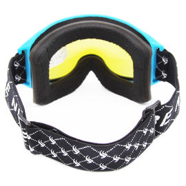 Lente desmontable polarizada color azul de la PC de la capa doble de las gafas de la snowboard proveedor