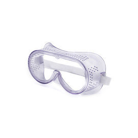 Material montado cabeza del policarbonato de las gafas de seguridad del laboratorio con la correa proveedor