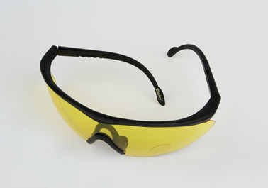 Gafas de seguridad duplicadas amarillo, flexible durable de los vidrios ultravioletas de la protección proveedor