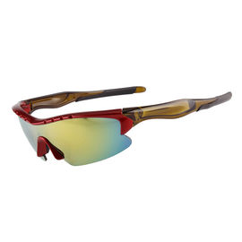 Vidrios de moda de las gafas del deporte, resistencia de impacto de alta resistencia de ciclo de las gafas de sol proveedor