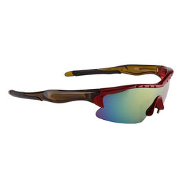 Vidrios de moda de las gafas del deporte, resistencia de impacto de alta resistencia de ciclo de las gafas de sol proveedor
