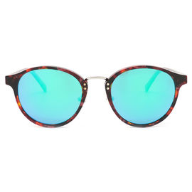 Vidrios de Sun coloreados del estilo del vintage de las gafas de sol con el logotipo modificado para requisitos particulares proveedor