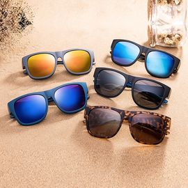 Gafas de sol polarizadas de la forma de vida con las gafas de sol ULTRAVIOLETA del marco del policarbonato de la protección del 100% proveedor