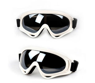 Gafas a prueba de viento ULTRAVIOLETA antis de la motocicleta del logotipo de los vidrios de encargo de la moto proveedor
