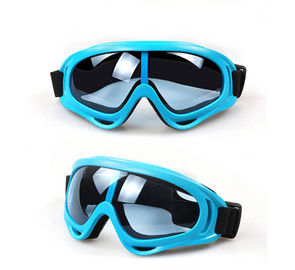 Gafas a prueba de viento ULTRAVIOLETA antis de la motocicleta del logotipo de los vidrios de encargo de la moto proveedor