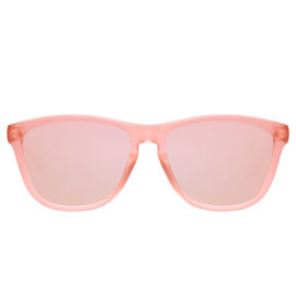 Suposición rosada de las gafas de sol de la forma de vida del color con los cojines de nariz integrados de la inyección proveedor