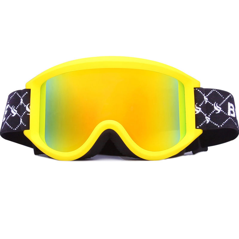 Gafas antis de Fogsnow del color amarillo, vidrios del esquí respirables para los deportes al aire libre proveedor