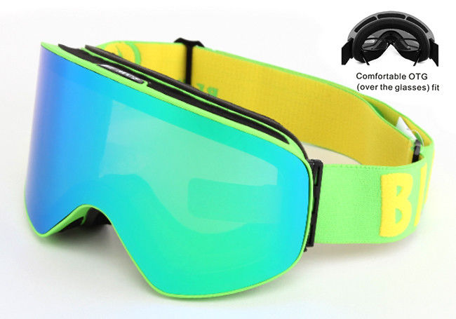 Gafas permutables de la nieve antis - diseño Frameless coloreado multi de la niebla proveedor
