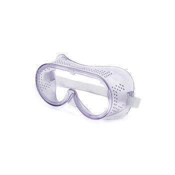 Material montado cabeza del policarbonato de las gafas de seguridad del laboratorio con la correa proveedor