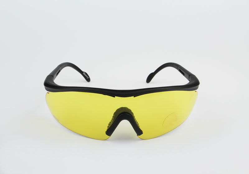 Gafas de seguridad duplicadas amarillo, flexible durable de los vidrios ultravioletas de la protección proveedor