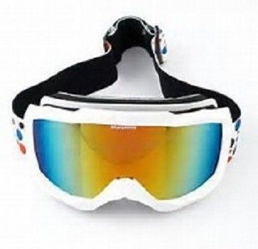 Prenda impermeable profesional de las gafas del esquí de la nieve con la correa estirable el elástico del telar jacquar proveedor