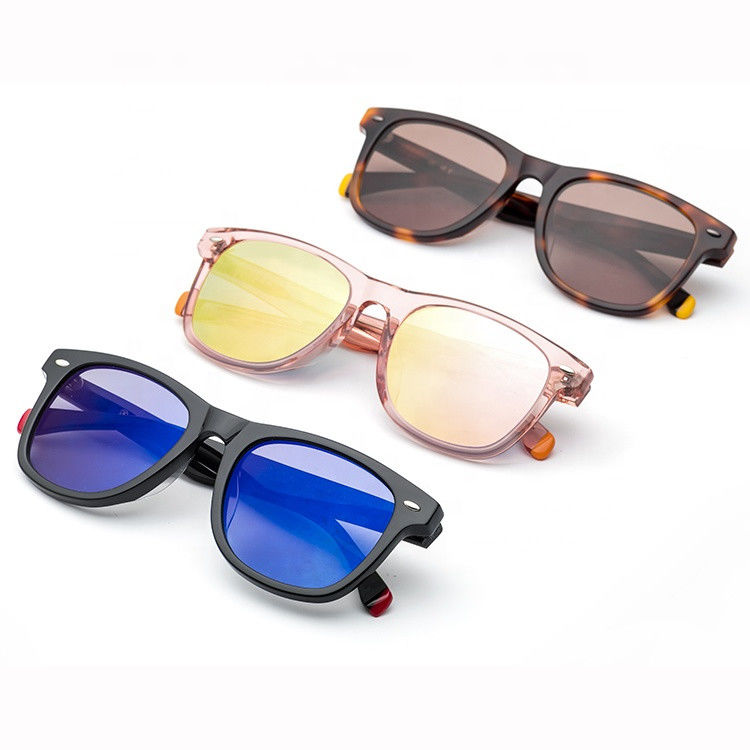 Gafas de sol de encargo polarizadas gafas de sol de Actetate de la forma de vida del cuadrado del OEM proveedor