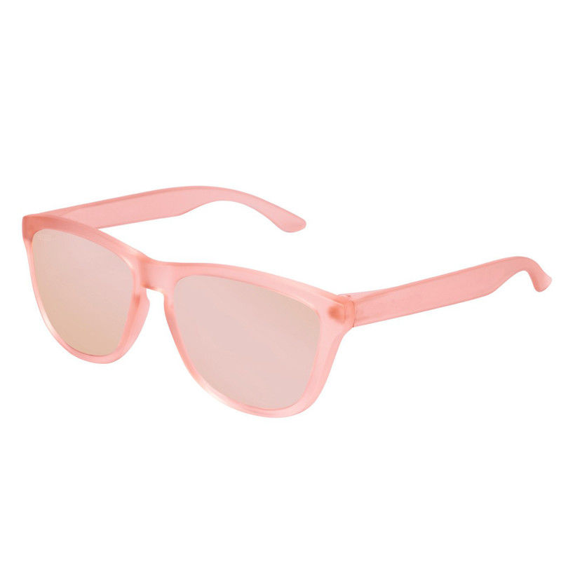 Suposición rosada de las gafas de sol de la forma de vida del color con los cojines de nariz integrados de la inyección proveedor